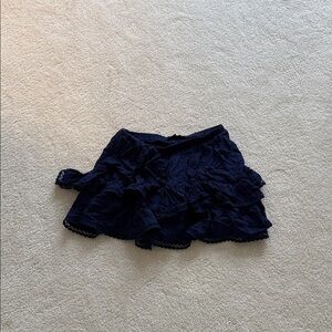 Amazon Navy Mini Skirt
